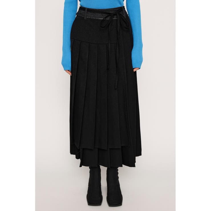 CUT OFF PLEATS ロングスカート | SLY OUTLET | 詳細画像4 