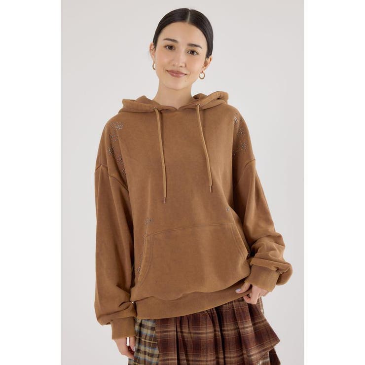 BRN | スタッズパーカー | RODEO CROWNS WIDE BOWL