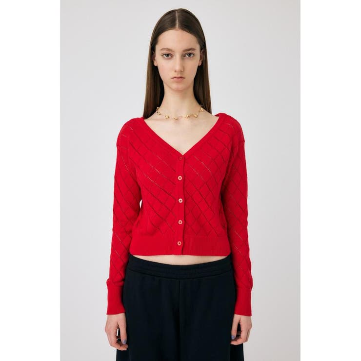 EYELET ニットカーディガン | MOUSSY OUTLET | 詳細画像11 