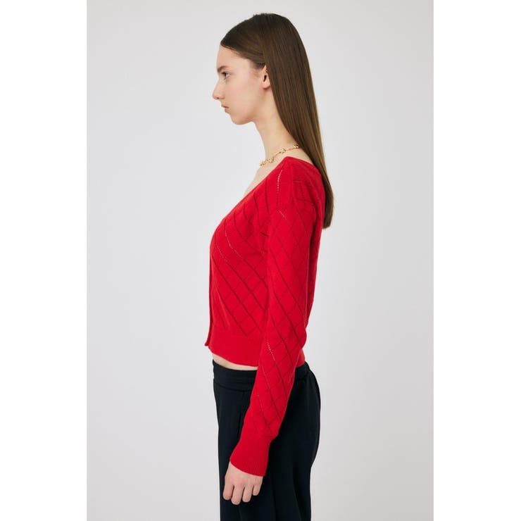 EYELET ニットカーディガン | MOUSSY OUTLET | 詳細画像12 