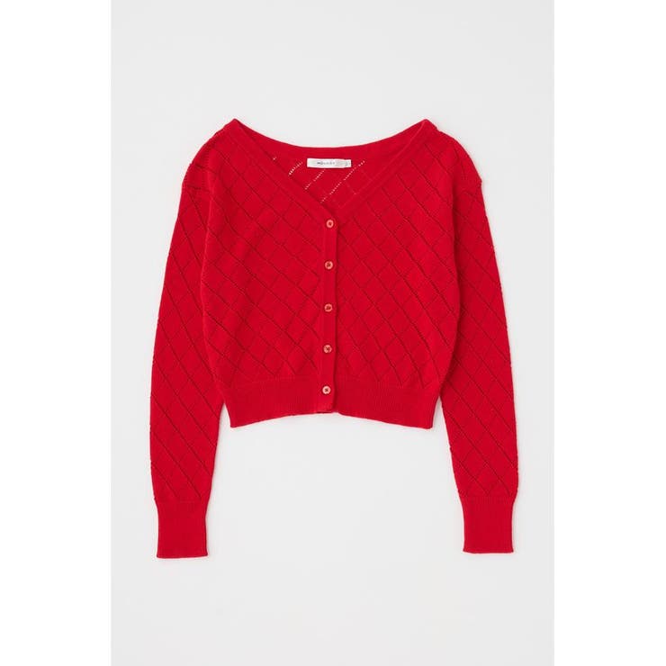 EYELET ニットカーディガン | MOUSSY OUTLET | 詳細画像18 
