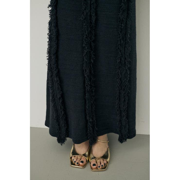 ツイードニットスカート オーガニックコットン使用 | MOUSSY OUTLET | 詳細画像6 