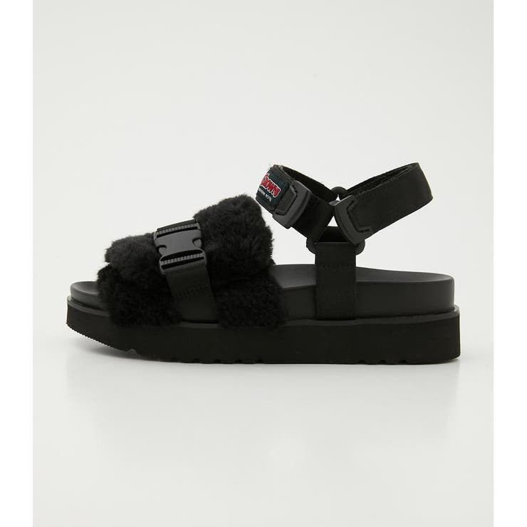 Faux Fur Belt Sandals 品番 Bjlw Rodeo Crowns Wide Bowl ロデオクラウンズ ワイドボウル のレディースファッション通販 Shoplist ショップリスト