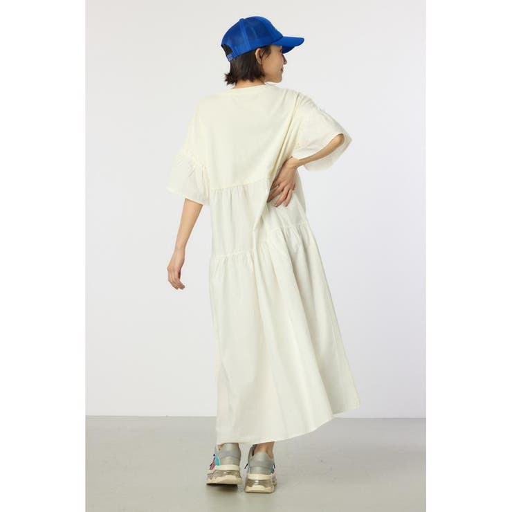 ピグメントドッキングティアードワンピース | RODEO CROWNS WIDE BOWL | 詳細画像4 