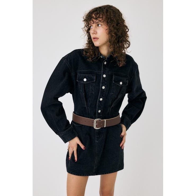 WAIST TUCK REMAKE ミニドレス | MOUSSY OUTLET | 詳細画像4 