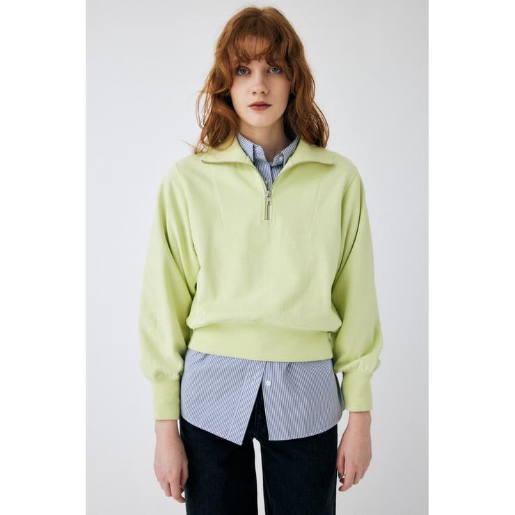 HALF ZIP SWEAT シャツ[品番：BJLW0025315]｜MOUSSY OUTLET（マウジー 