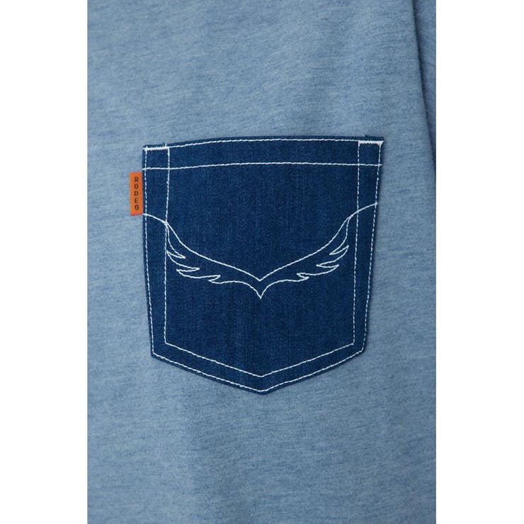 Oblong Logo デニムアップリケTワンピース | RODEO CROWNS WIDE BOWL | 詳細画像28 