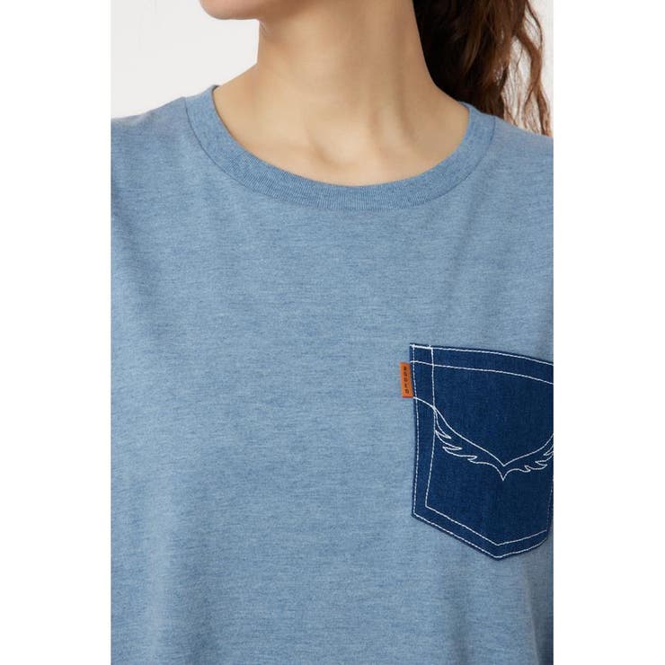 Oblong Logo デニムアップリケTワンピース | RODEO CROWNS WIDE BOWL | 詳細画像25 