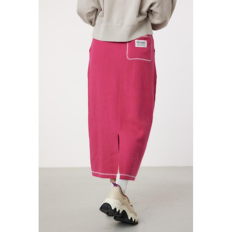 スウェットライクカラーステッチニットスカート | RODEO CROWNS WIDE BOWL | 詳細画像21 