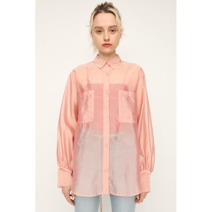 SHINY SHEER シャツ | SLY OUTLET | 詳細画像15 