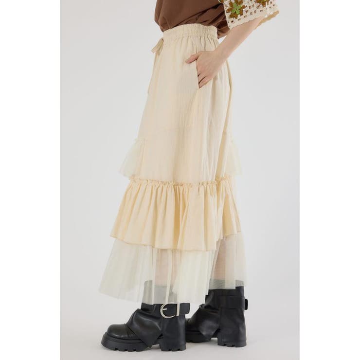 ランダムティアードスカート | RODEO CROWNS WIDE BOWL | 詳細画像3 