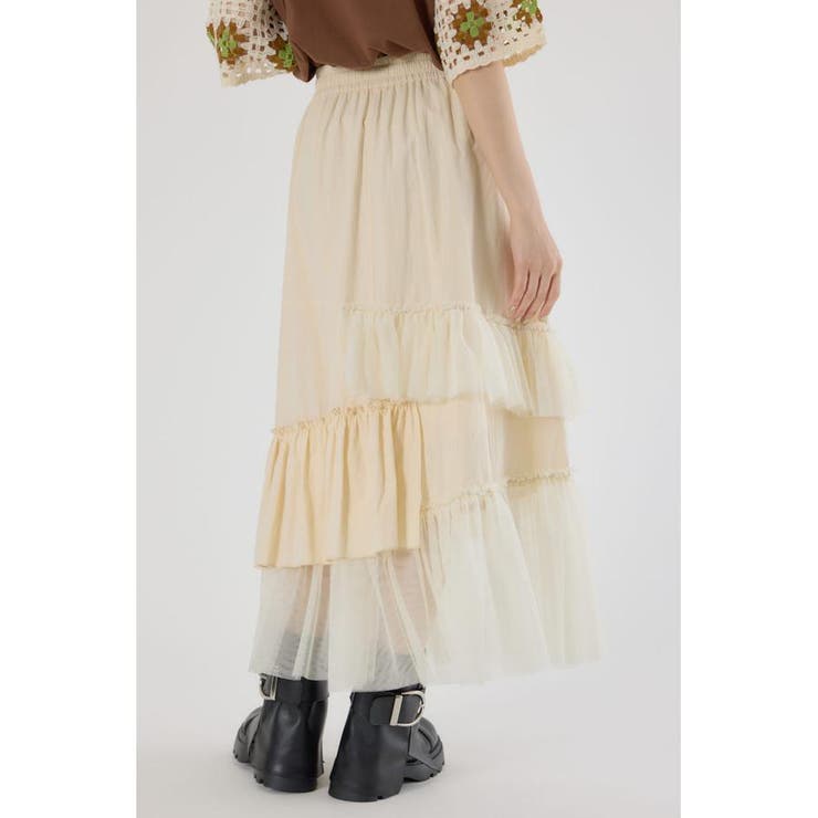 ランダムティアードスカート | RODEO CROWNS WIDE BOWL | 詳細画像4 