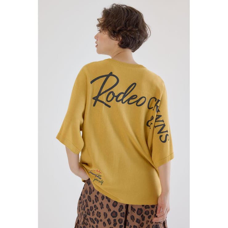BIG LOGO5分袖ニットトップス | RODEO CROWNS WIDE BOWL | 詳細画像14 