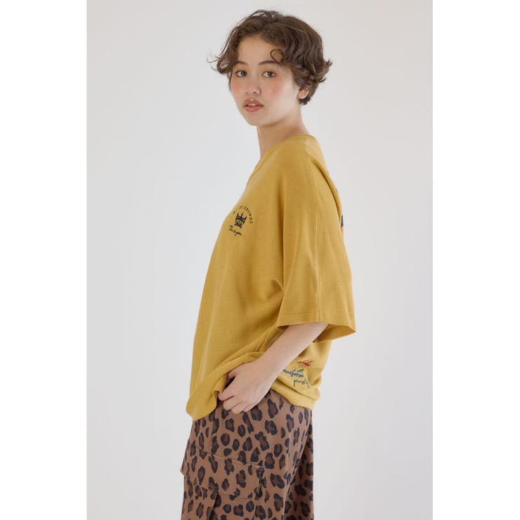 BIG LOGO5分袖ニットトップス | RODEO CROWNS WIDE BOWL | 詳細画像15 