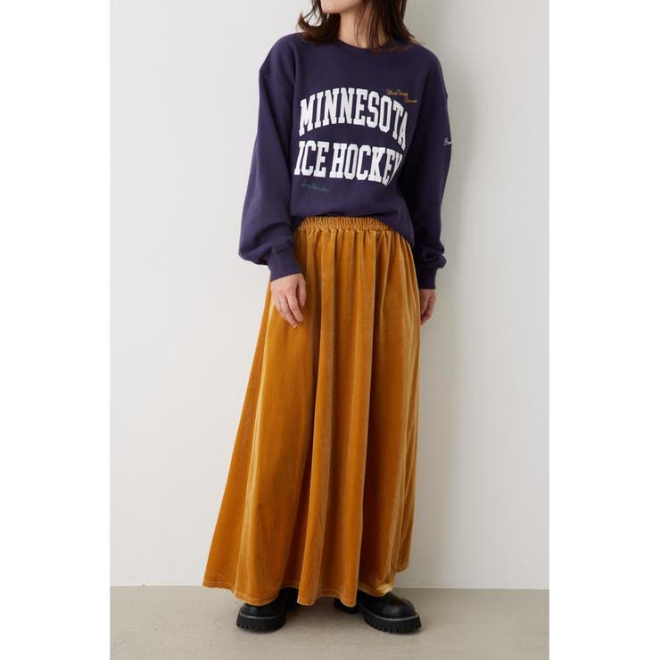 リラックスベロアスカート | RODEO CROWNS WIDE BOWL | 詳細画像2 