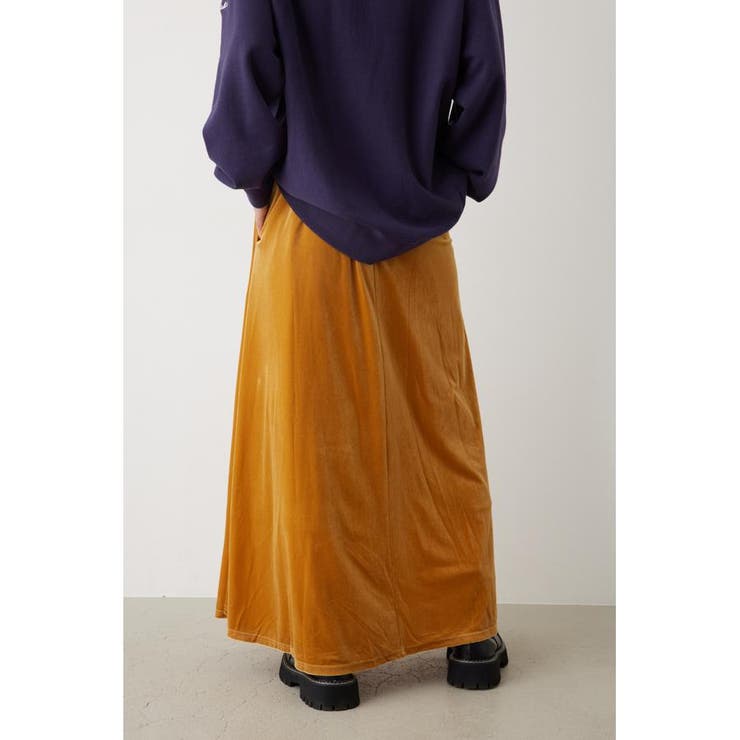 リラックスベロアスカート | RODEO CROWNS WIDE BOWL | 詳細画像4 