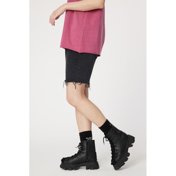 デニムバイカーショートパンツ[品番：BJLW0027857]｜RODEO