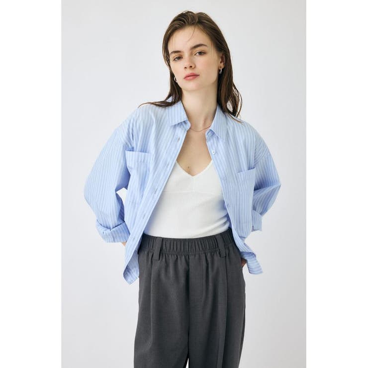 STRIPE COLOR シャツ | MOUSSY OUTLET | 詳細画像18 