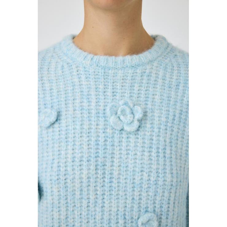 FLORAL MOTIF OVER セーター | MOUSSY OUTLET | 詳細画像14 