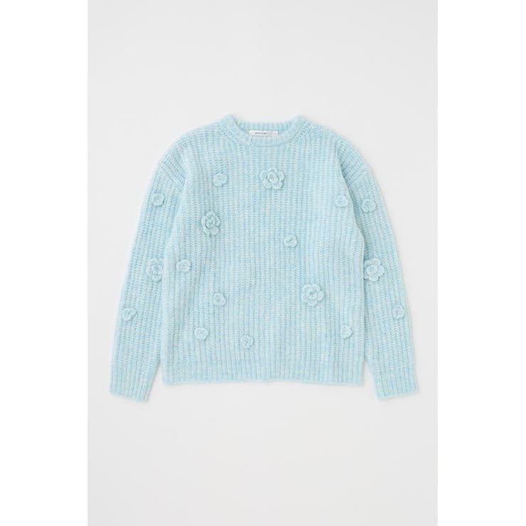 FLORAL MOTIF OVER セーター | MOUSSY OUTLET | 詳細画像18 