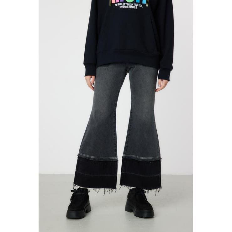 BLK | フレアデニムパンツ | RODEO CROWNS WIDE BOWL