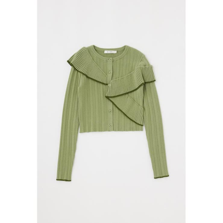 FRONT BUTTON FRILL KNIT トップス | MOUSSY OUTLET | 詳細画像17 
