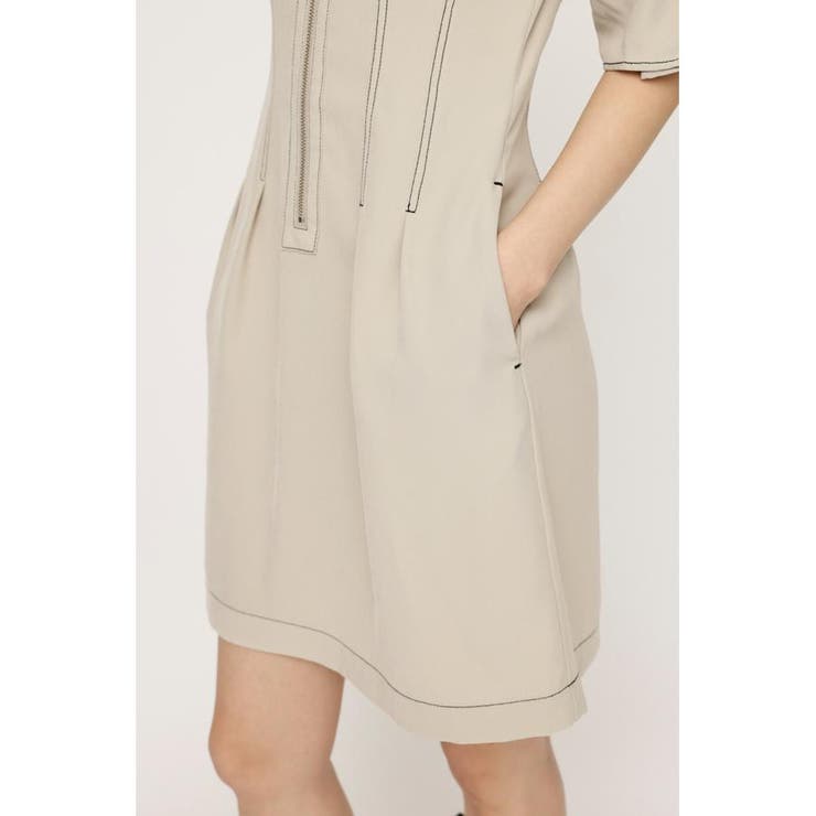 FRONT ZIP TUCK ショートワンピース | SLY OUTLET | 詳細画像11 