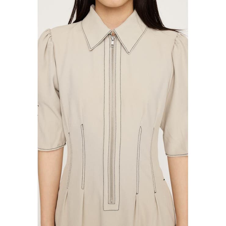 FRONT ZIP TUCK ショートワンピース | SLY OUTLET | 詳細画像8 