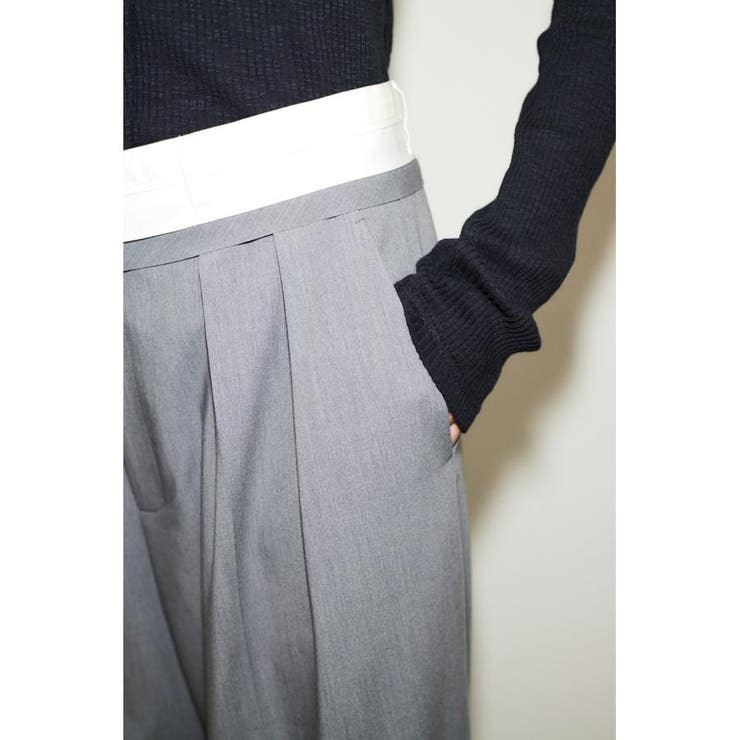 WAIST FOLD MANISH トラウザー | SLY OUTLET | 詳細画像21 