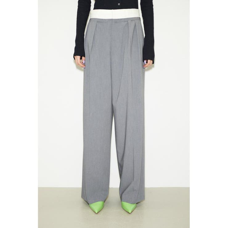 WAIST FOLD MANISH トラウザー | SLY OUTLET | 詳細画像13 