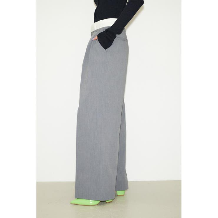WAIST FOLD MANISH トラウザー | SLY OUTLET | 詳細画像17 
