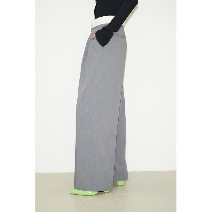 WAIST FOLD MANISH トラウザー | SLY OUTLET | 詳細画像18 