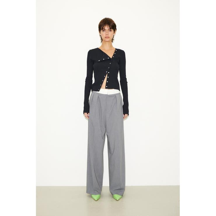 T.GRY | WAIST FOLD MANISH トラウザー | SLY OUTLET