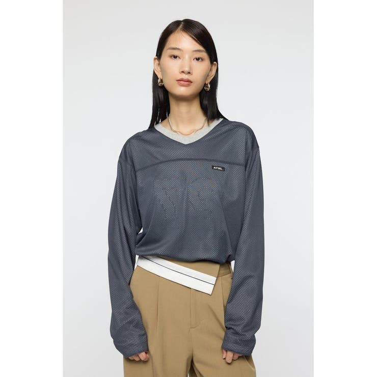 GRY | REVERSIBLE MESH L/S TSJ | MOUSSY OUTLET