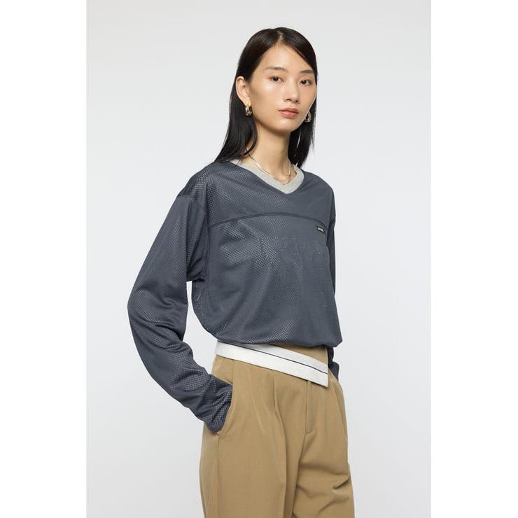 REVERSIBLE MESH L/S TSJ | MOUSSY OUTLET | 詳細画像23 