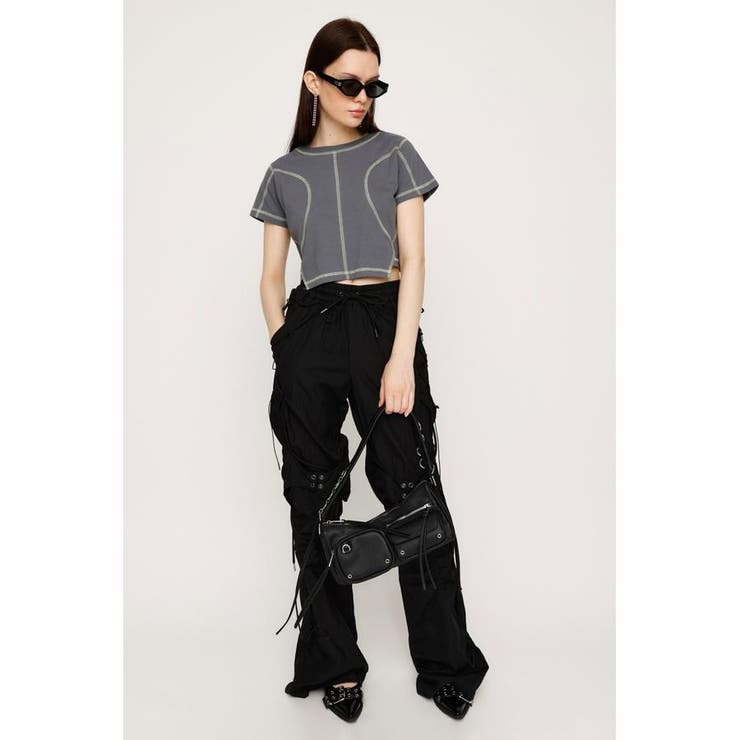 BI COLOR STITCH CROP Tシャツ | SLY OUTLET | 詳細画像7 