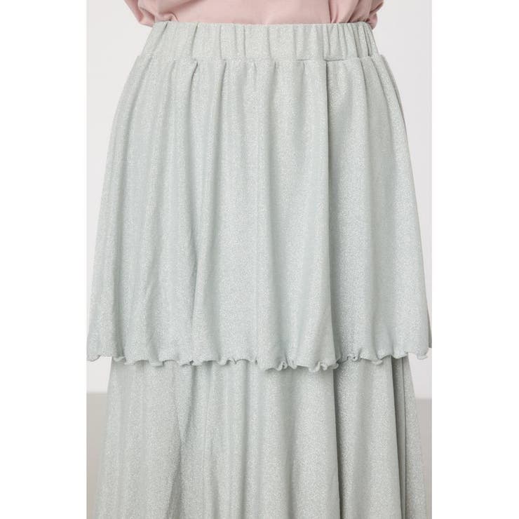 ラメカットティアードスカート | RODEO CROWNS WIDE BOWL | 詳細画像20 