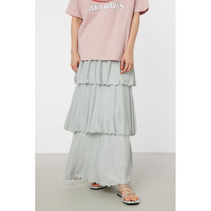 ラメカットティアードスカート | RODEO CROWNS WIDE BOWL | 詳細画像12 