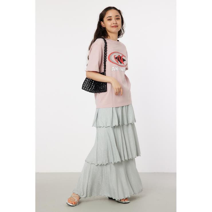 ラメカットティアードスカート | RODEO CROWNS WIDE BOWL | 詳細画像15 