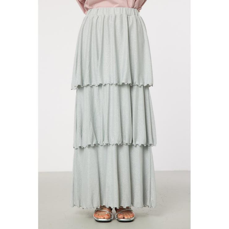 ラメカットティアードスカート | RODEO CROWNS WIDE BOWL | 詳細画像17 