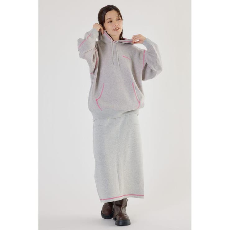 スウェットライクジャガードロゴフーディー | RODEO CROWNS WIDE BOWL | 詳細画像30 