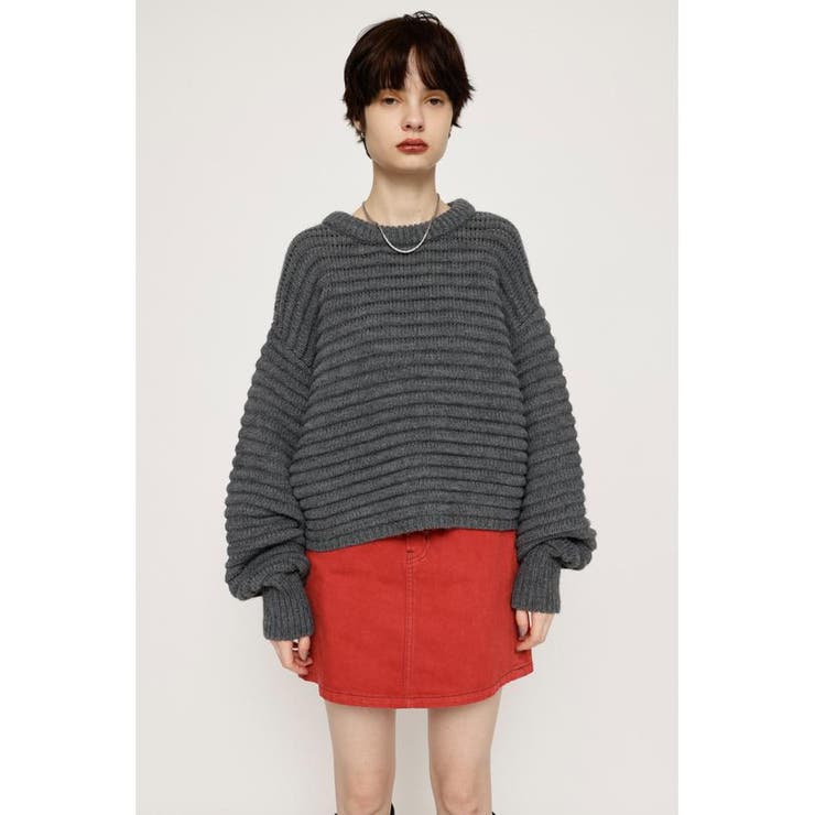 ITALY YARN RIPPLE SHORT トップス[品番：BJLW0024462]｜SLY OUTLET（スライアウトレット）の ...