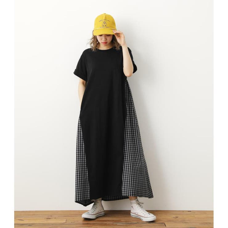 異素材ドッキングワンピース 品番 Bjlw Rodeo Crowns Wide Bowl ロデオ クラウンズワイドボウル のレディースファッション通販 Shoplist ショップリスト