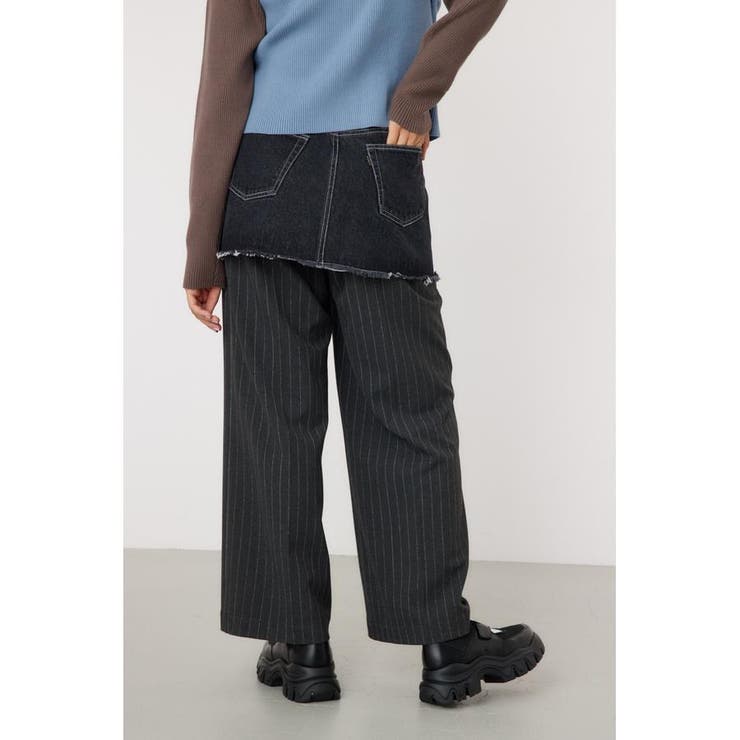 デニムスカート レイヤード スラックス | RODEO CROWNS WIDE BOWL | 詳細画像2 