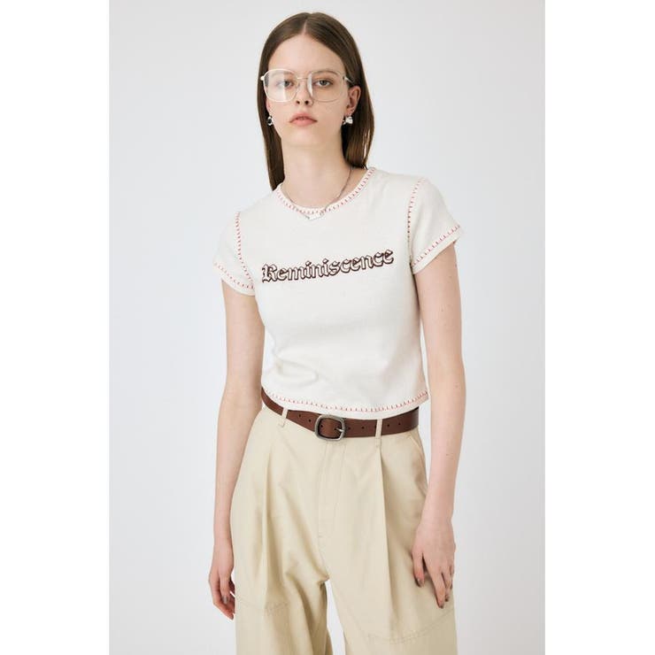 CONTRAST ステッチ Tシャツ | MOUSSY OUTLET | 詳細画像4 
