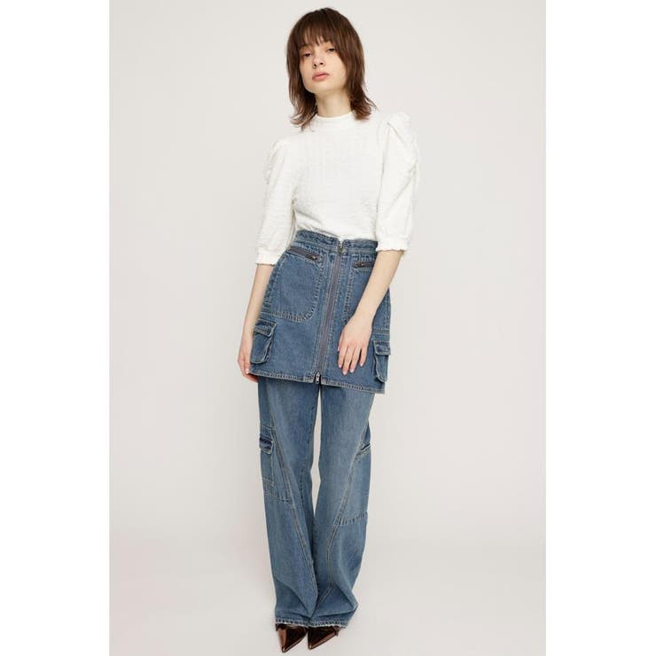 PUFF SLEEVE GATHER CUT トップス | SLY OUTLET | 詳細画像2 