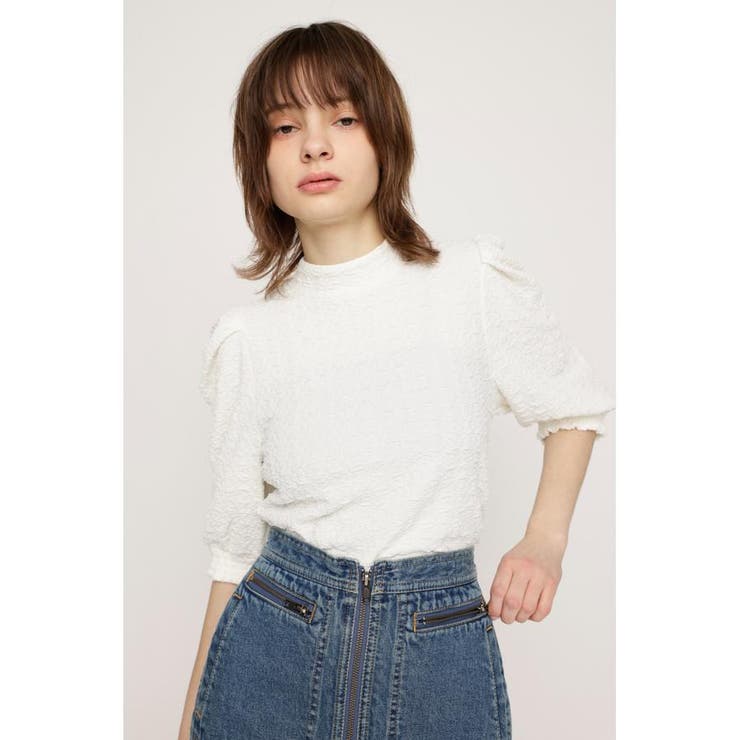 PUFF SLEEVE GATHER CUT トップス | SLY OUTLET | 詳細画像4 