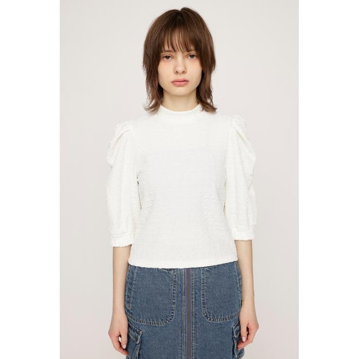 PUFF SLEEVE GATHER CUT トップス | SLY OUTLET | 詳細画像1 