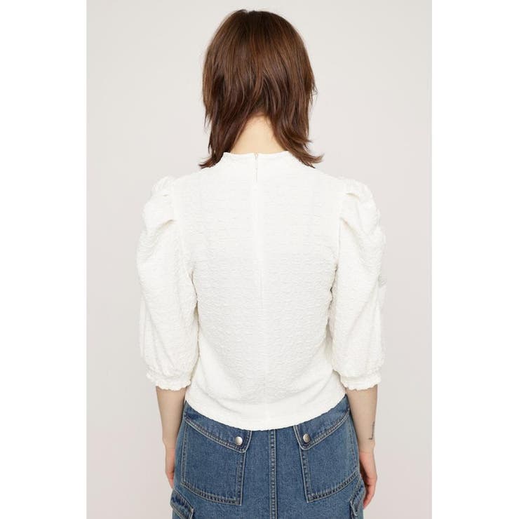 PUFF SLEEVE GATHER CUT トップス | SLY OUTLET | 詳細画像6 