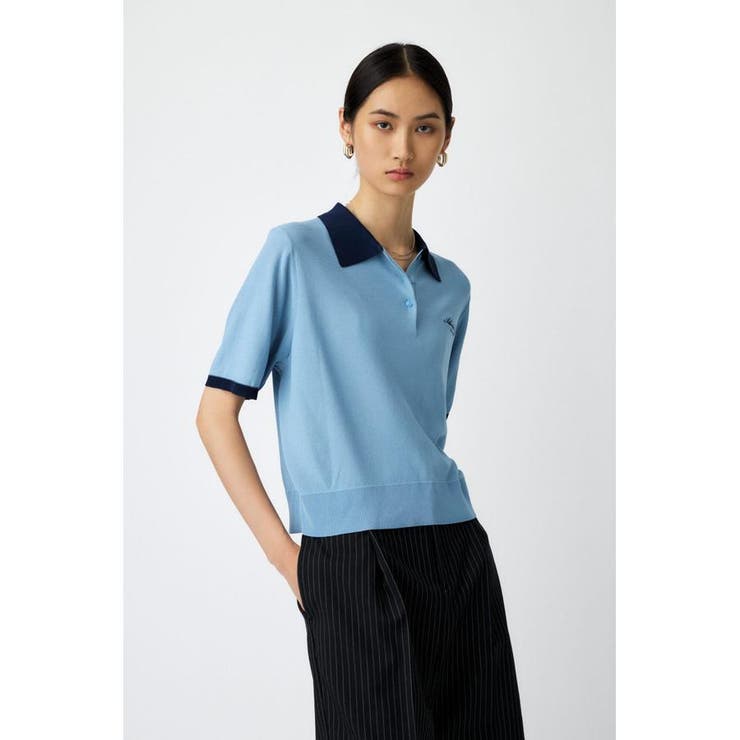 HALF SLEEVE ニットポロ | MOUSSY OUTLET | 詳細画像2 